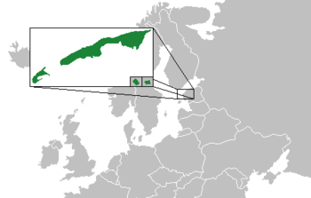 Slitroonia kaart Euroopas, Eestis