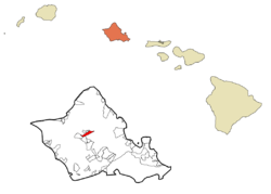 Location of Wahiawa.