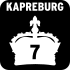 Kapreburg Route 7 shield