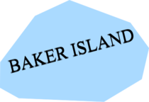 A map of Baker Island, released by the Royal Environmental Agency