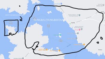 Map of Tungristan made in 1997
