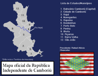 Map of Camboriu (Portuguese)
