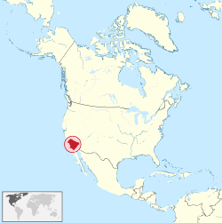 Location within North America