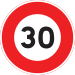 Speed limit (30 km/h)
