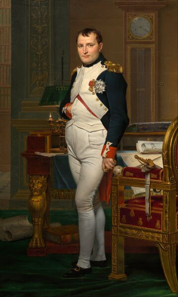 File:Jacques-Louis David - The Emperor Napoleon in His Study at the Tuileries.jpg