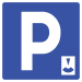 Parking zone (Free with disc parking)