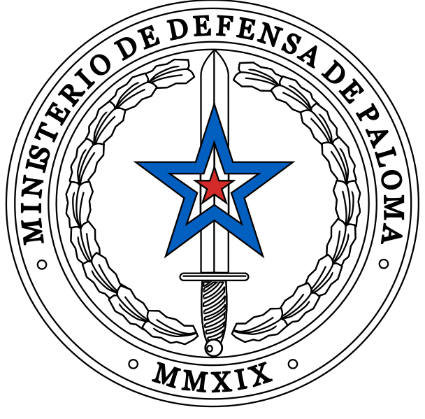 File:Ministry of Defense of Paloma seal.svg