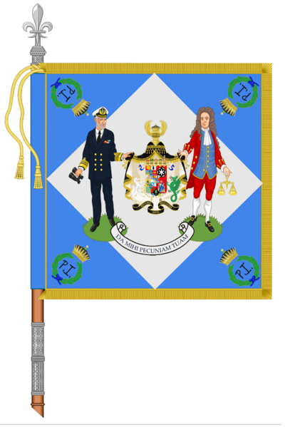 File:Imperial standard of Pedro I during his second reign.png