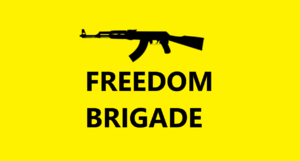 Flag used by the Freedom Brigades