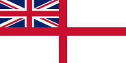White Naval Ensign of the United Kingdom after the Blockade against the French and the start of the Malta Protectorate.