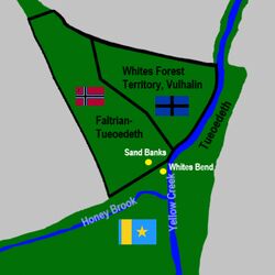 Location of Faltrian-Tueoedeth