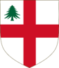Coat of arms of Dominion of New England (French: Dominion de la Nouvelle-Angleterre)