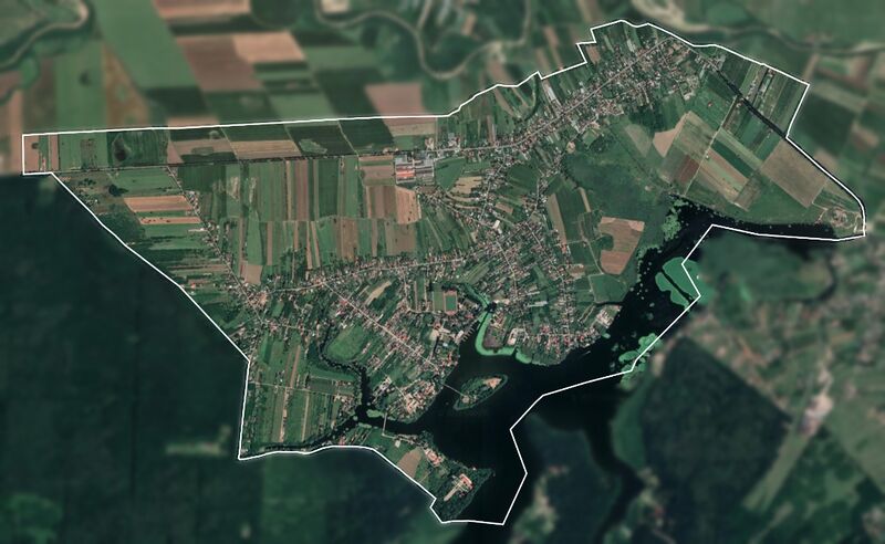 File:Siliștea seen from satellite, 2021.jpg