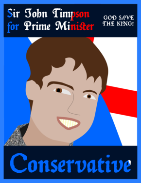Conservative campaign poster