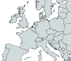 Location of Ascarian claims in Europe
