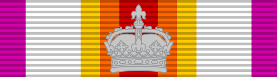 File:Ribbon bar of a Knight of the Order of Fidelity and Patriotism.svg