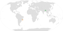 Map indicating locations of Vishwamitra and Ebenthal
