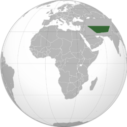 Location of Free Republic of Bir Tawil
