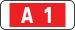Road identification (A 1)