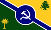 Initial concept for the Forestia flag, before it was a Federal Republic. This flag was only used during the nation's virtual government in the videogame Politics and War