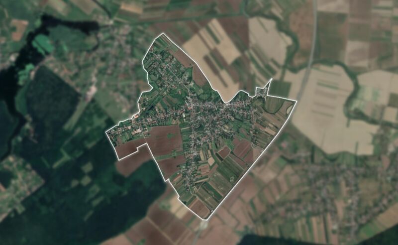 File:Gruiu seen from satellite, 2021.jpg