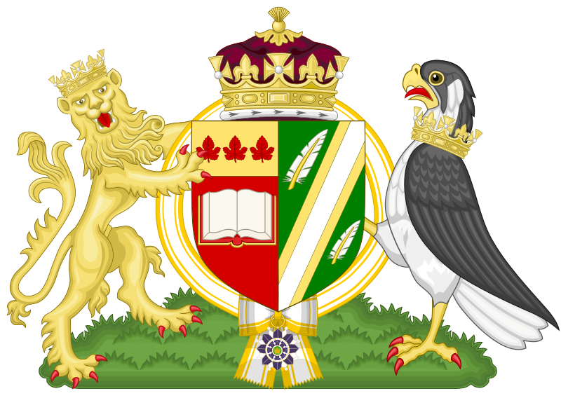 File:Margaret,Duchess of Strathearn and George - LGRFQ - Coat of Arms.svg