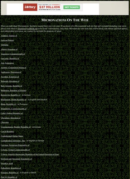 File:Screenshot of Micronations on the Web.jpg