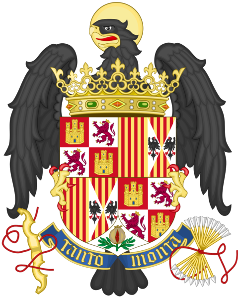 File:Coat of Arms of Queen Isabella of Castile (1492-1504).png