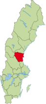 Hälsingland province in Sweden, the location of Swärje.