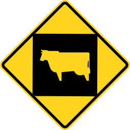 File:Animals on road (Cattle) Quebec.svg