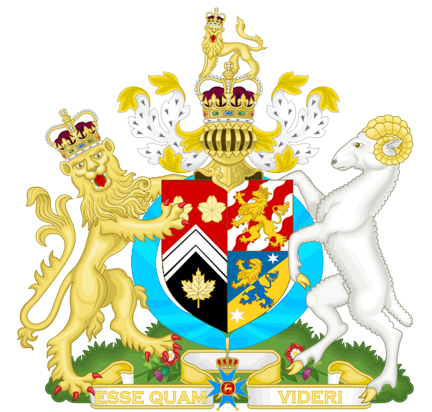 File:Coat of arms of Albert of Queensland (Royal Order of Gold Deer).svg