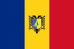 Kingdom of Romania in Sarandë Flag.png
