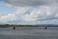 Oranmore bay with Seprana on the left.