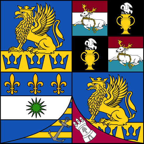 File:Banner of arms of Carson I.svg