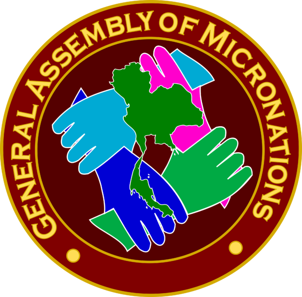 File:The General Assembly of the Micronations of TH - Logo.png