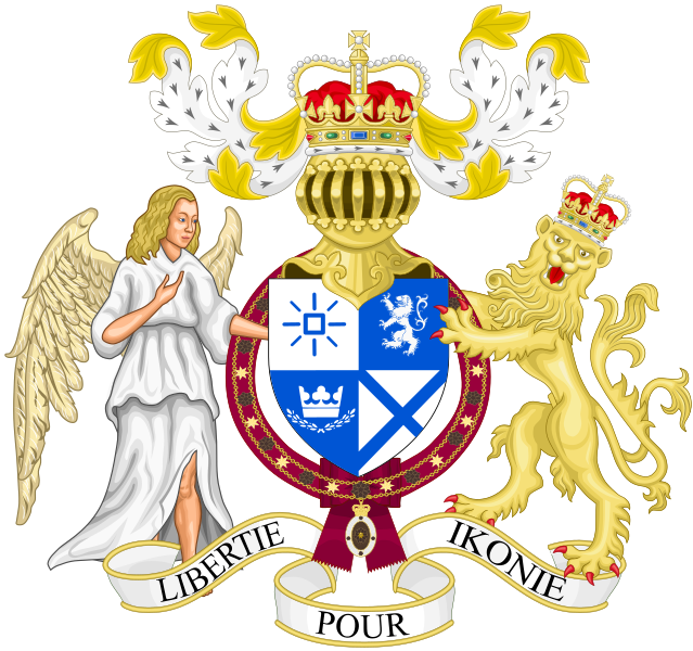File:Cameron I of Ikonia - KGCHB - Coat of Arms.svg