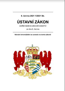 Front page of the current Egerian Constitution