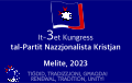 Logo of the 2023 3rd Party Congress of the PNK.