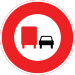 No overtaking by lorries