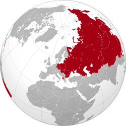 Countries in which Sovietria had territorial claims to factories in red