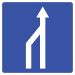 Lanes merge (2 lanes)