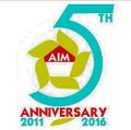 AIM 5th anniversary logo, inspired by AIM emblem