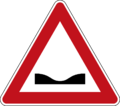 Road dip ahead