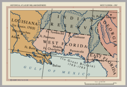 British West Florida in 1767